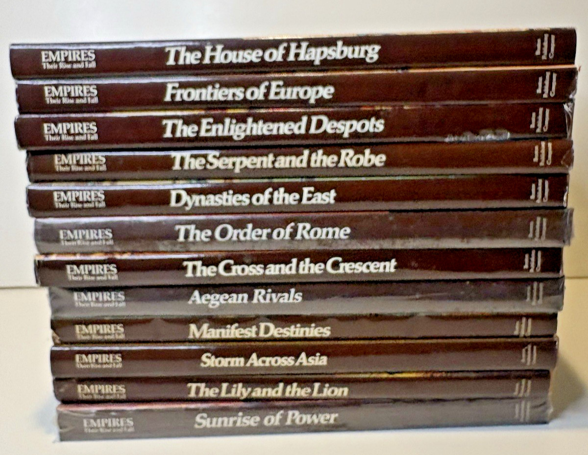 Empires Their Rise and Fall- Complete 12 Volume Set- Boston Publishing – HC