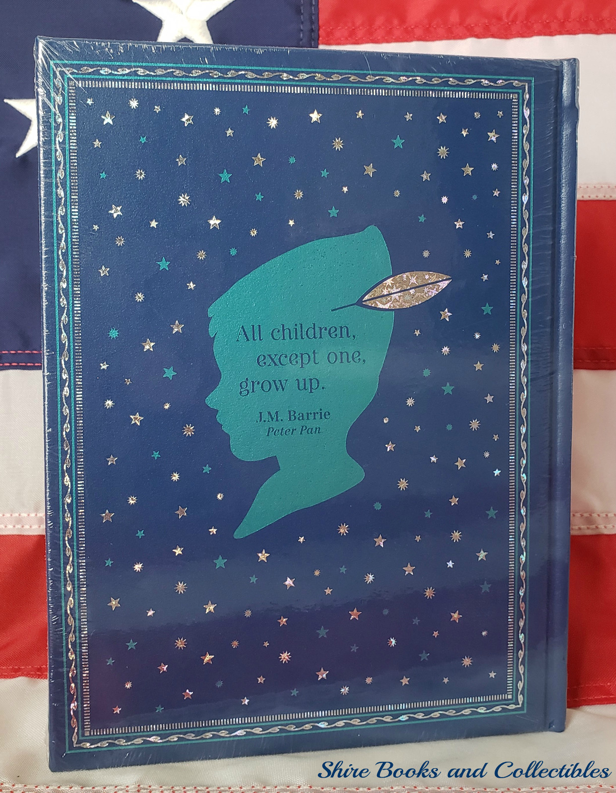 NEW SEALED Peter Pan Bonded Leather Collectible Hardcover Children’s Edition