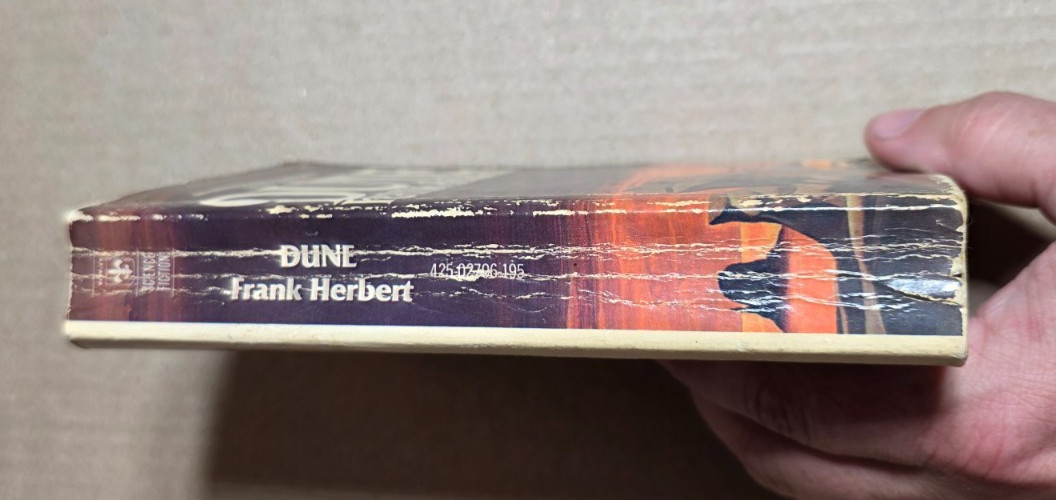 Dune by Frank Herbert paperback book Berkley 1975