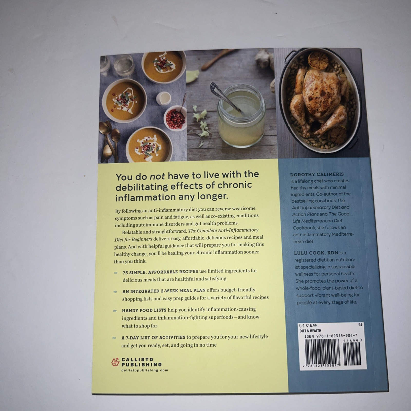 Complete Anti-Inflammatory Diet for Beginners : A No-Stress Meal Plan with Easy