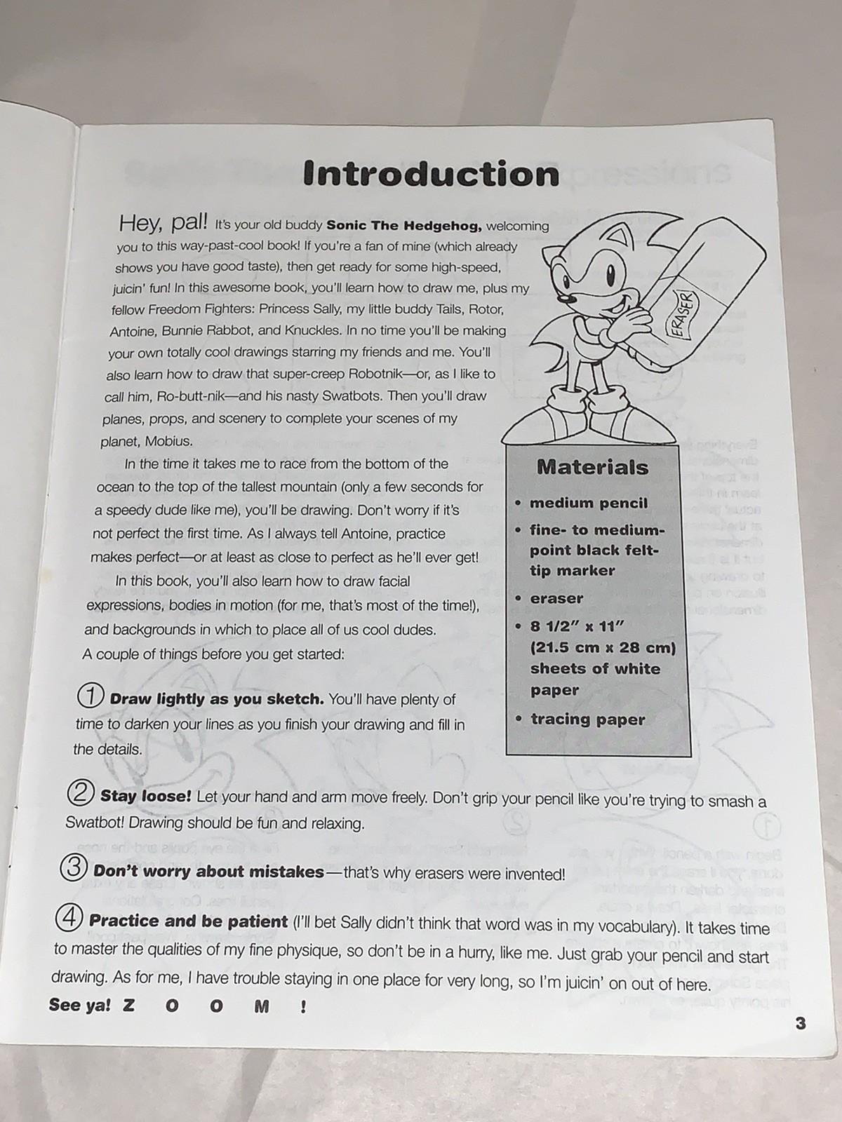 Dragon Ball GT How To Draw More Conrad Wells Sonic 2005 Anime Art Book Lot