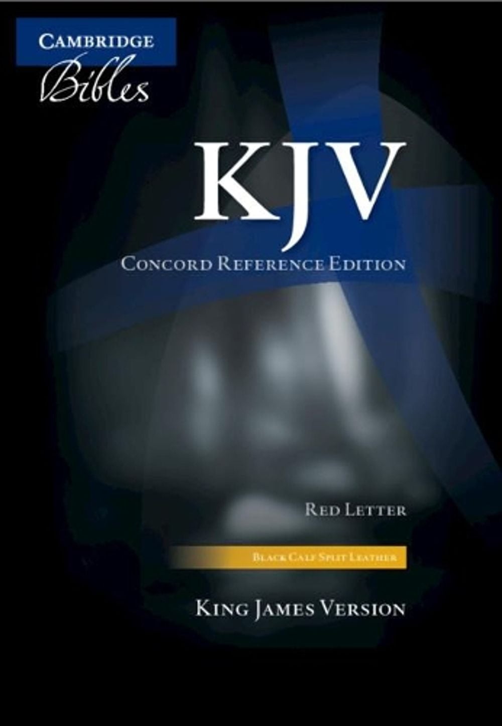 KJV Concord Reference Bible, Black Calf Split Leather, KJ564:XR (English) Leathe