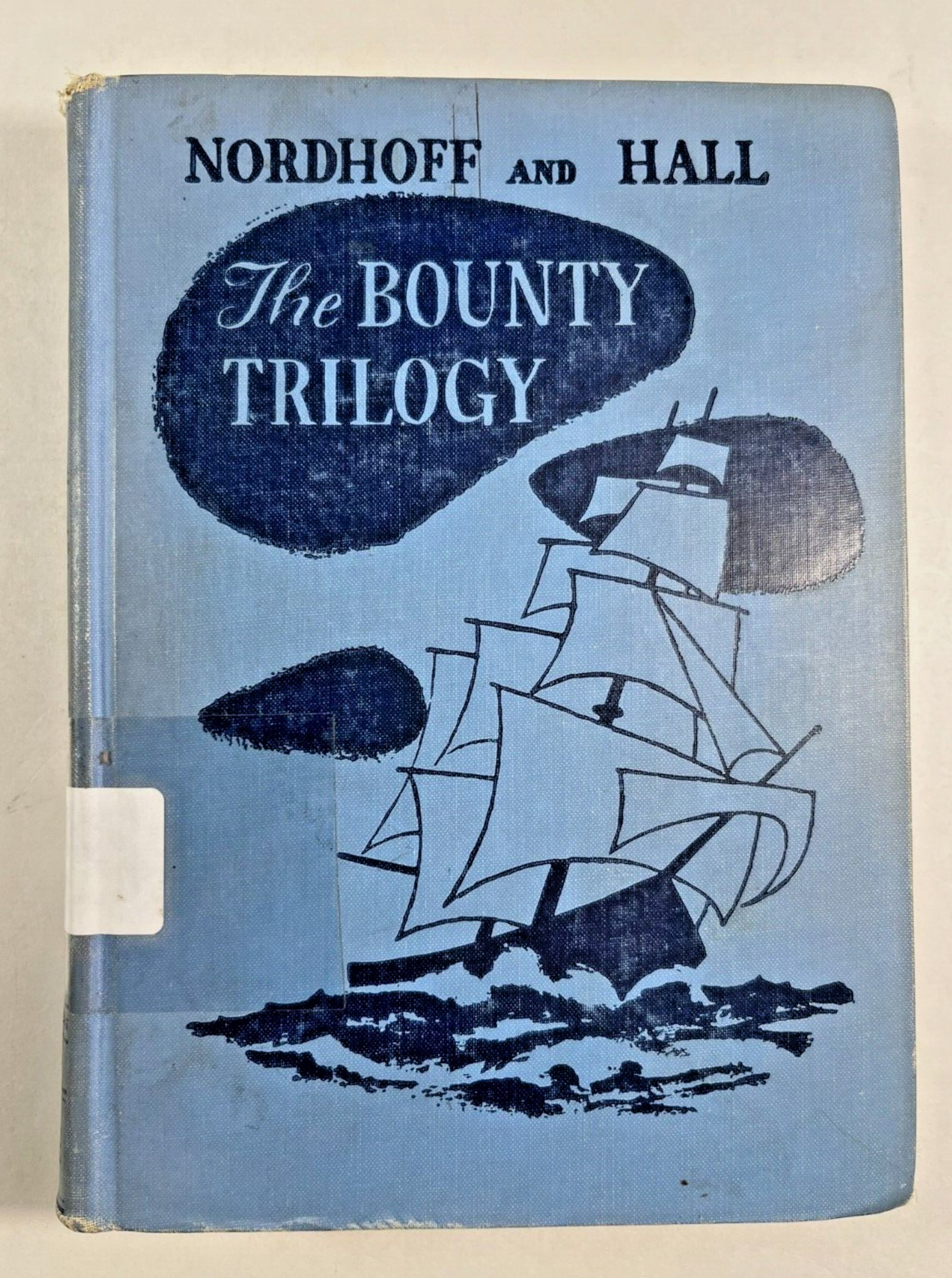 The Bounty Trilogy by Nordhoff and Hall 2nd Edition 1953 A school Edition Jones