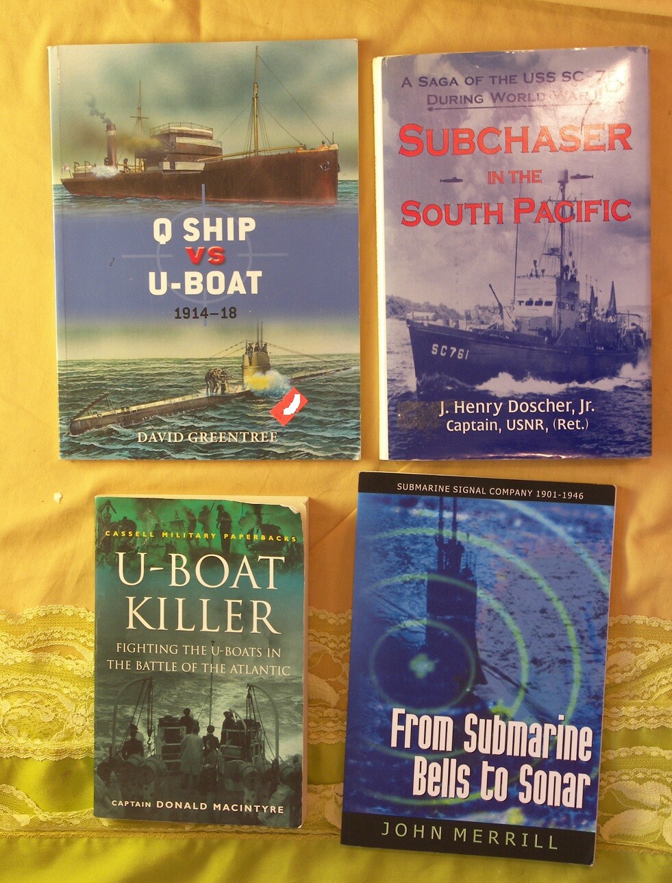 4BK Bells to Sonar Submarine History Subchaser in the South Pacific Ephemera
