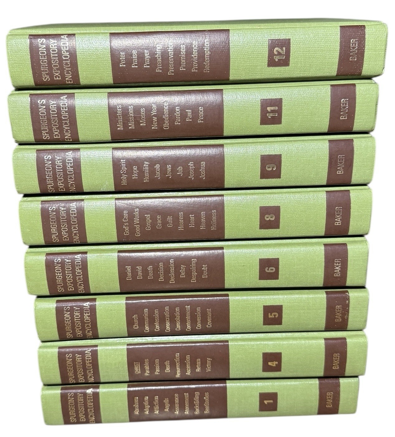 CH Spurgeon’s Expository Encyclopedia 1,4,5,6,8,9,11,12 Reformed Baptist 8 Books