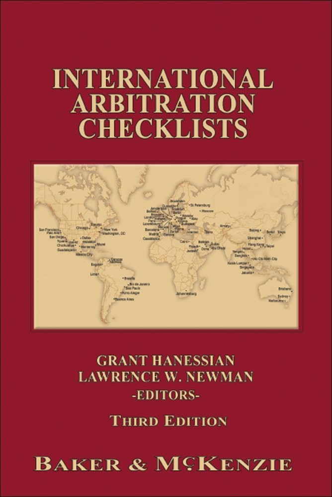 International Arbitration Checklists Third Edition