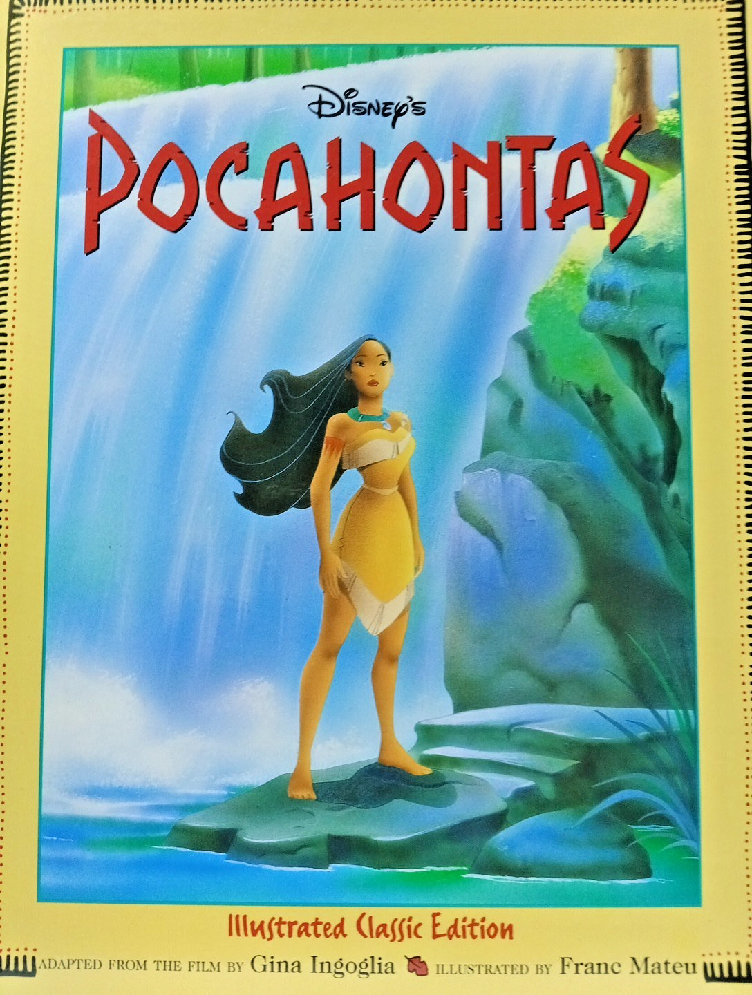 Disney’s Pocahontas Illustrated Classic Edition 1st Edition Hardcover 1995 NEW