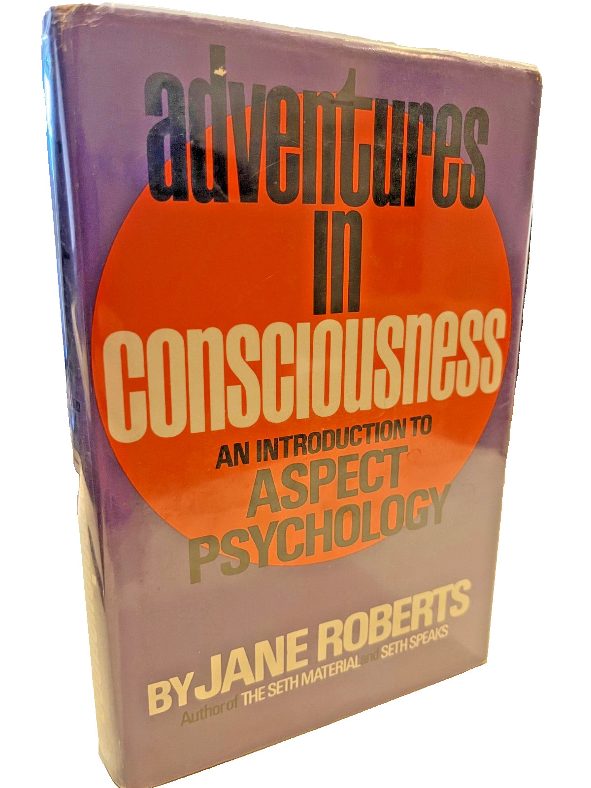 Jane Roberts Adventures in Consciousness HC DJ Early Printing Aspect Psychology
