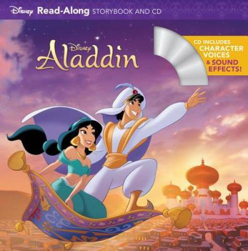 Aladdin Read-Along Storybook and CD – Paperback By Disney Book Group – GOOD