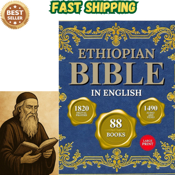 THE COMPLETE ETHIOPIAN BIBLE IN ENGLISH (Large Print, Illustrated Edition): Incl