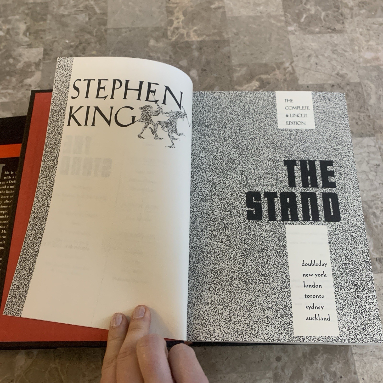 Stephen King The Stand For the First Time Complete & Uncut First Edition HCDJ!