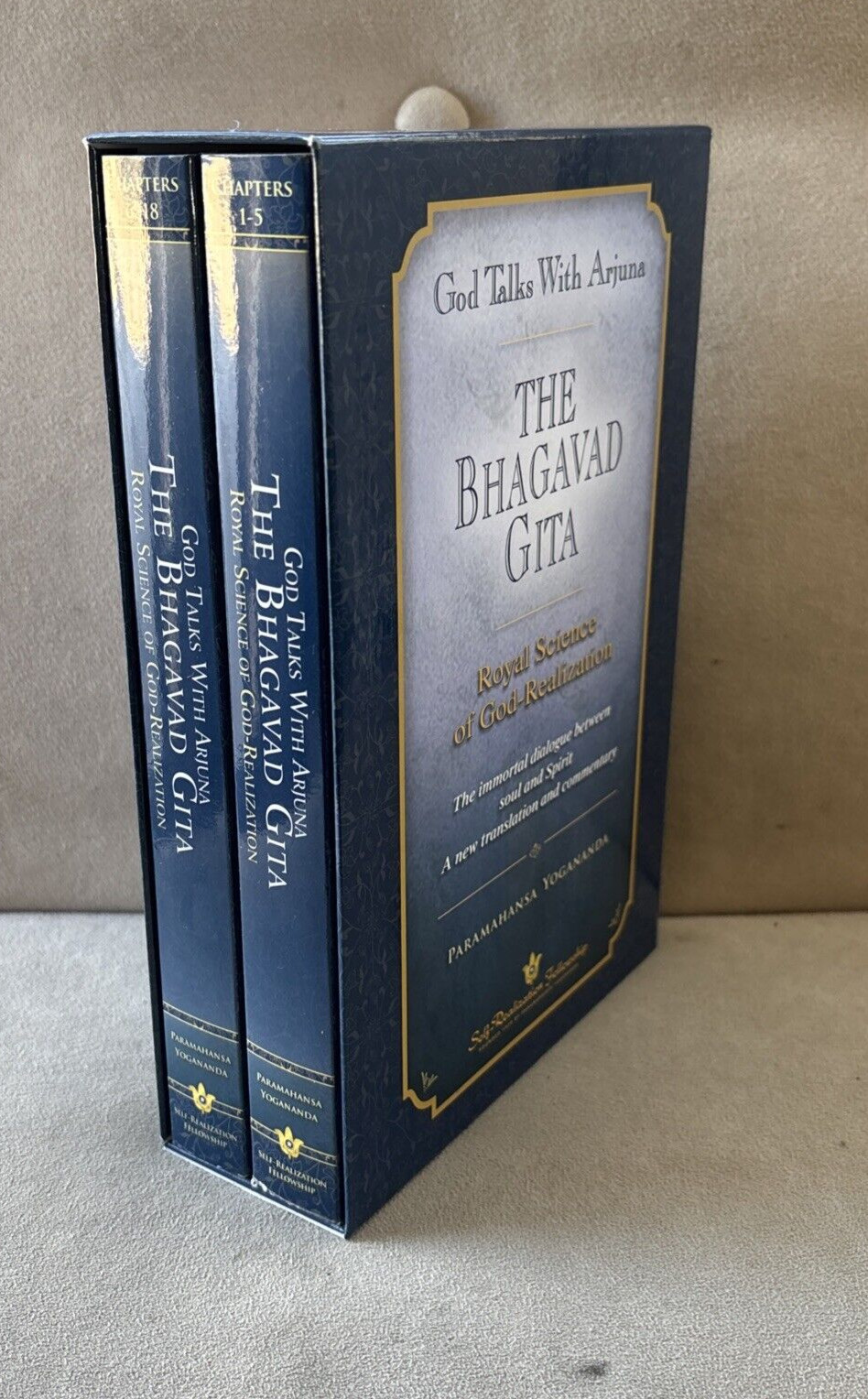 The Bhagavad Gita by Paramahansa Yogananda, 2 Volume Box set