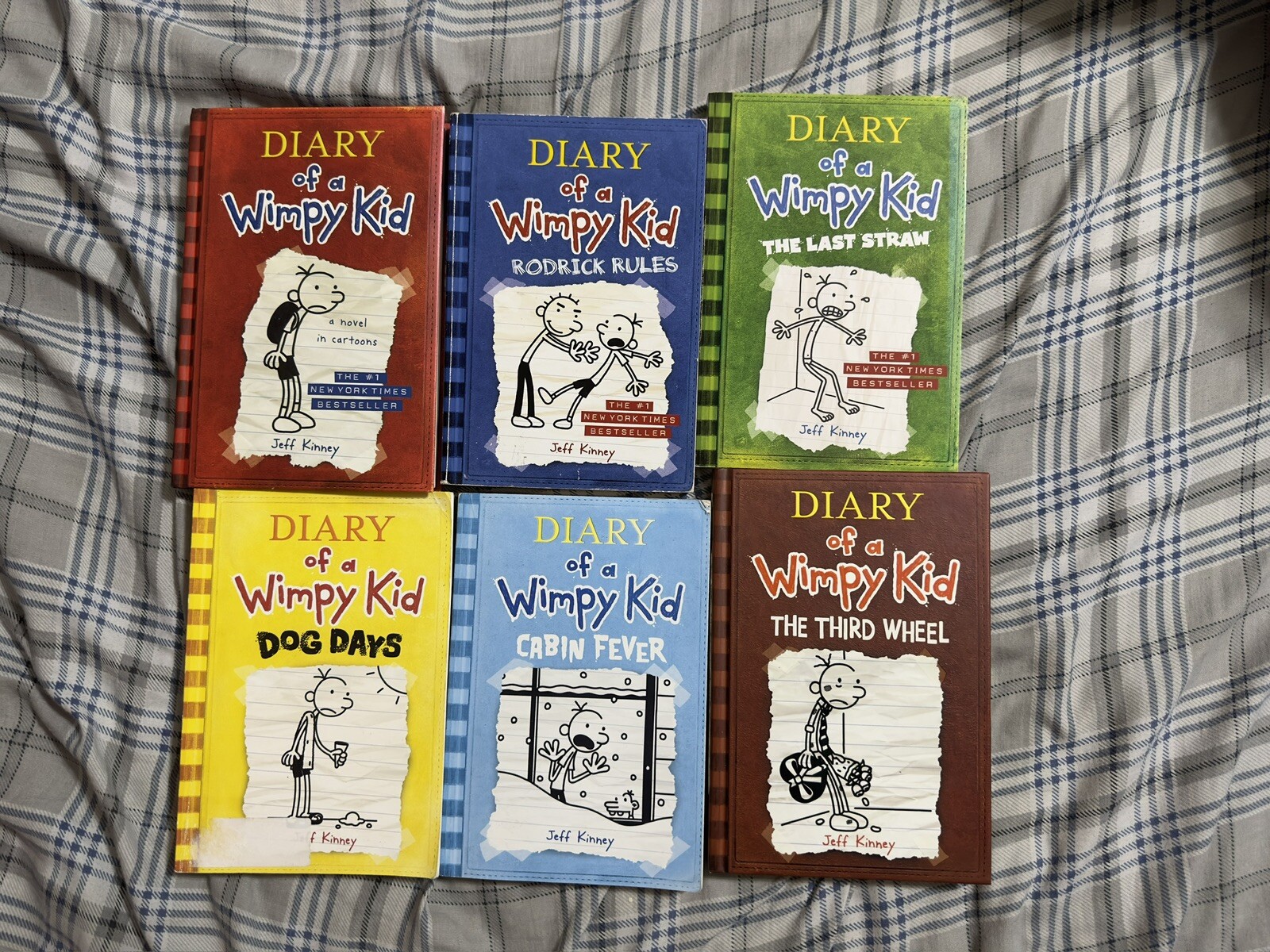 Diary Of A Wimpy Kid Lot 1-4 6,7 (2 In Hardcover The Rest In Paperback) OFFERS