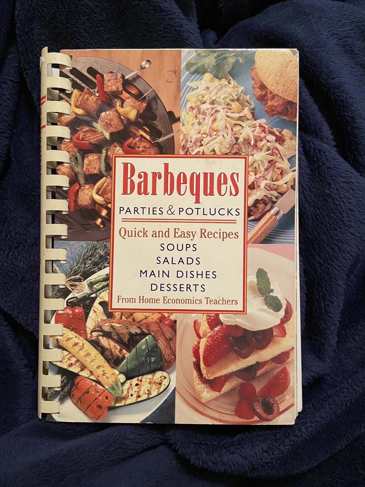 Barbecues, Parties & Potluck Recipe Book 2001 Home Economic Teachers EUC