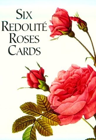 SIX REDOUTE ROSES CARDS (SMALL-FORMAT CARD BOOKS) By Pierre-joseph Redoute