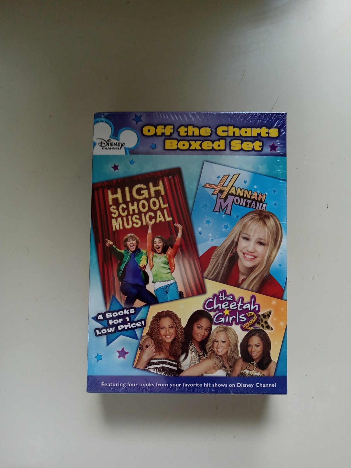 Disney Channel Off The Charts Boxed Set 4 Books Hannah Montana HSM Cheetah Girls