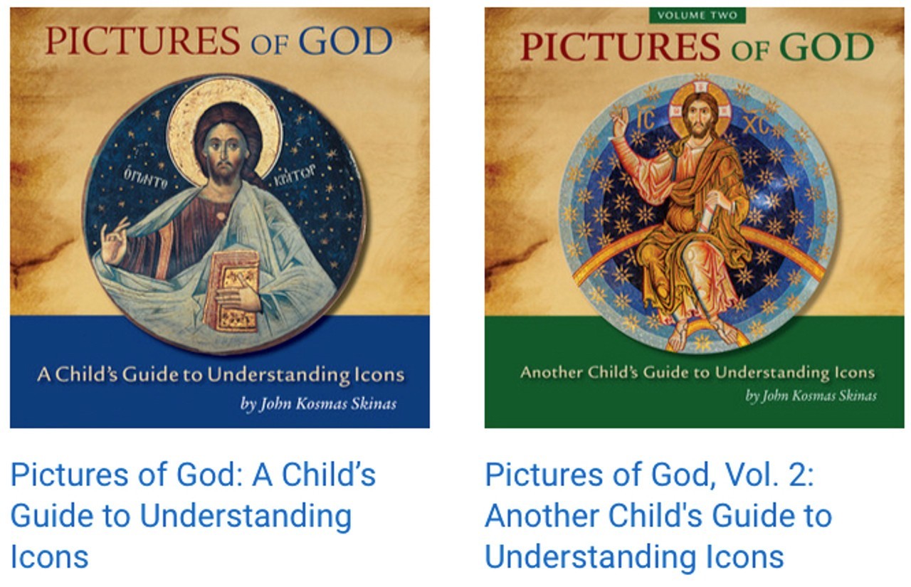 Pictures of God Vol. 1 & 2 (2-bookset) Child’s Guide to Understanding Icons -NEW