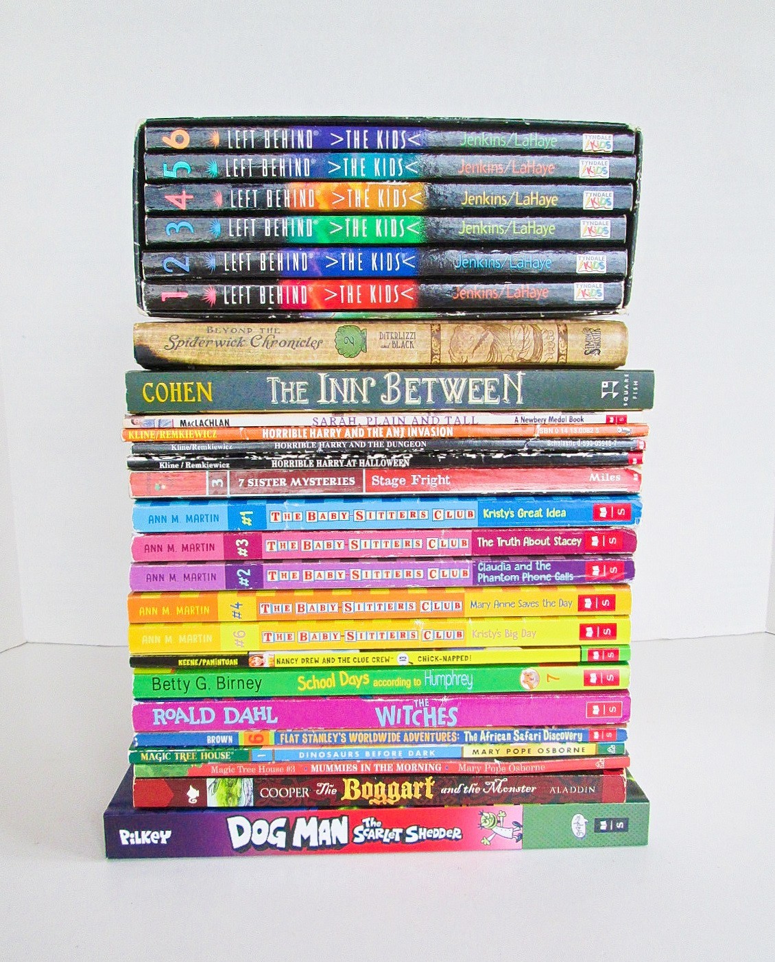 Kids Books Lot of 26, Scholastic, Popular and Others, Mixed School Ages Genres