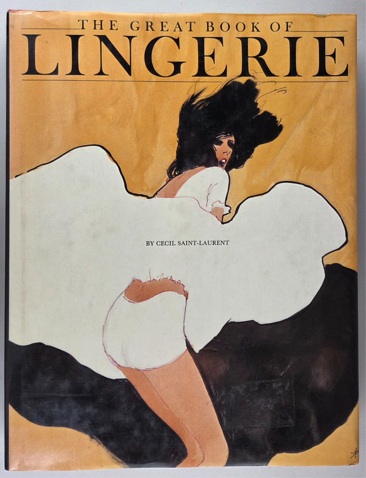 The Great Book of Lingerie by Cecil Saint-Laurent, Hardcover 1986, Costume Hist