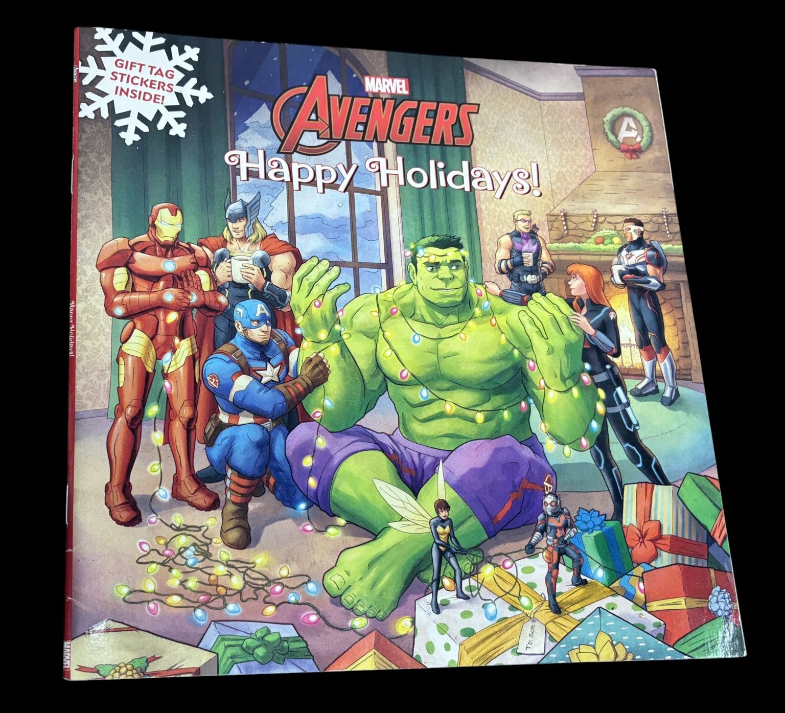 Marvel Avengers Happy Holidays! 2016 Christmas Storybook Gift Tags Disney Press