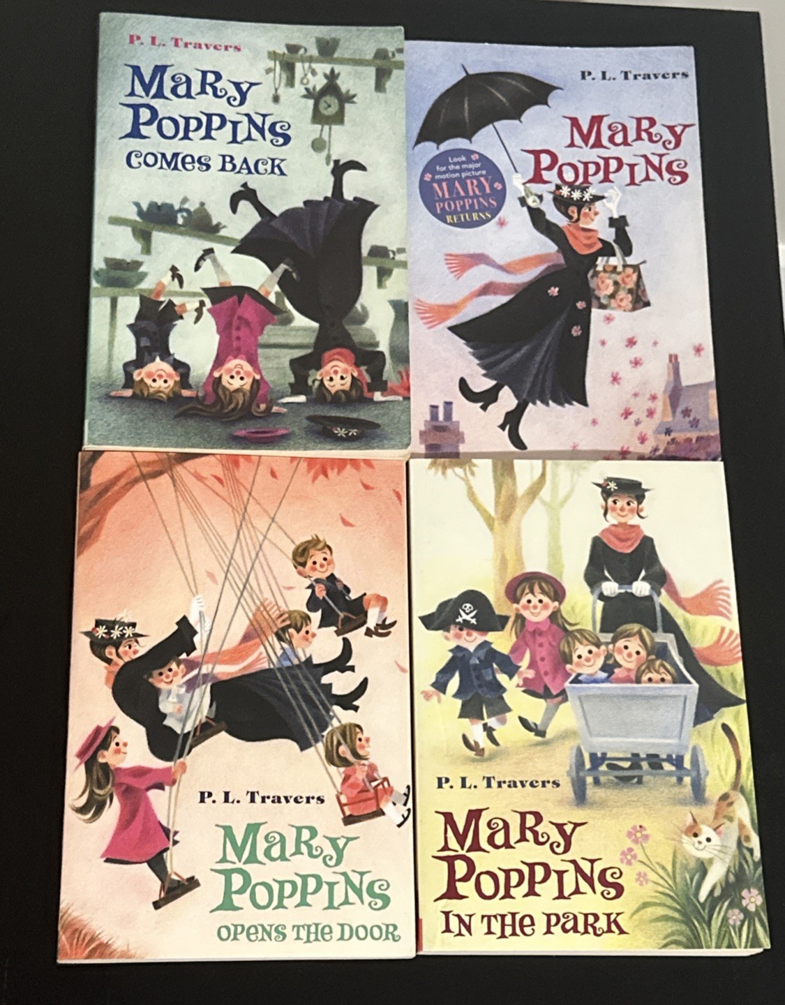 Mary Poppins Books by P. L. Travers Lot Of 4 Paperback – Very Good Condition