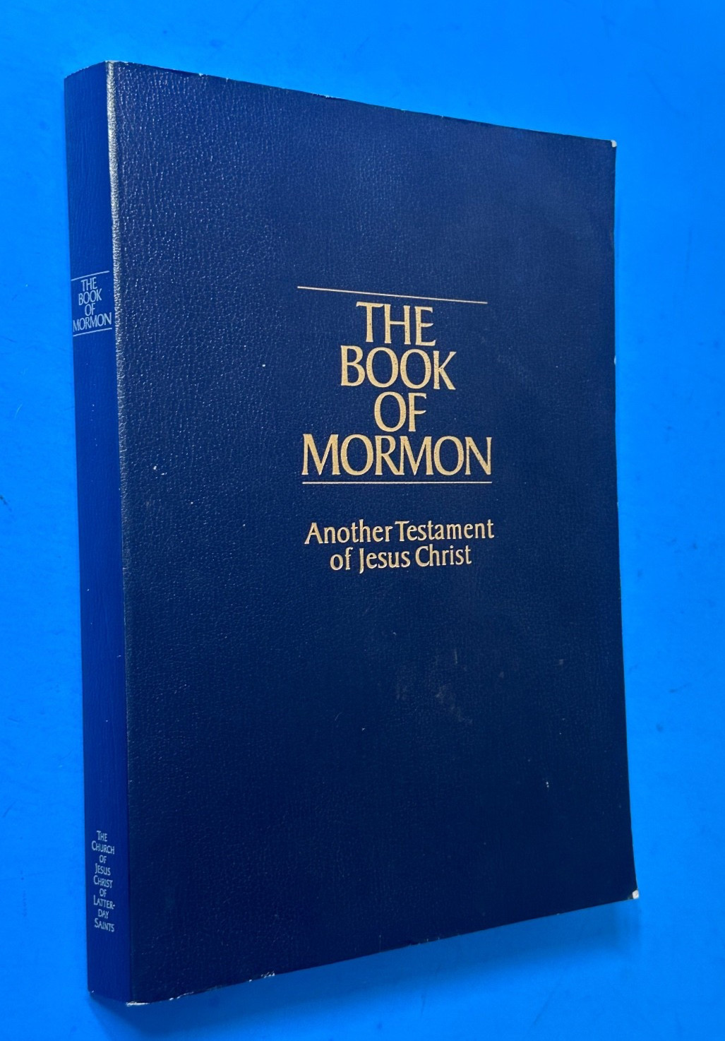 1989 EXTRA LARGE Book of Mormon LDS PB 12 x 8.5 inches
