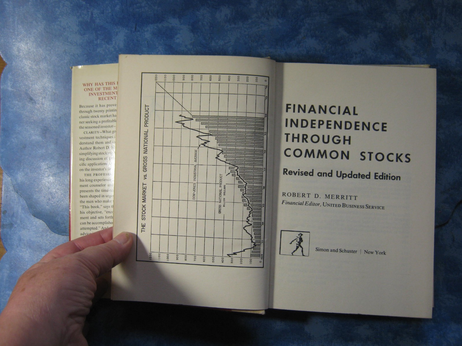 Vin FINANCIAL INDEPENDENCE THROUGH COMMON STOCKS Robert D. Merritt HCDJ 1969 VGC