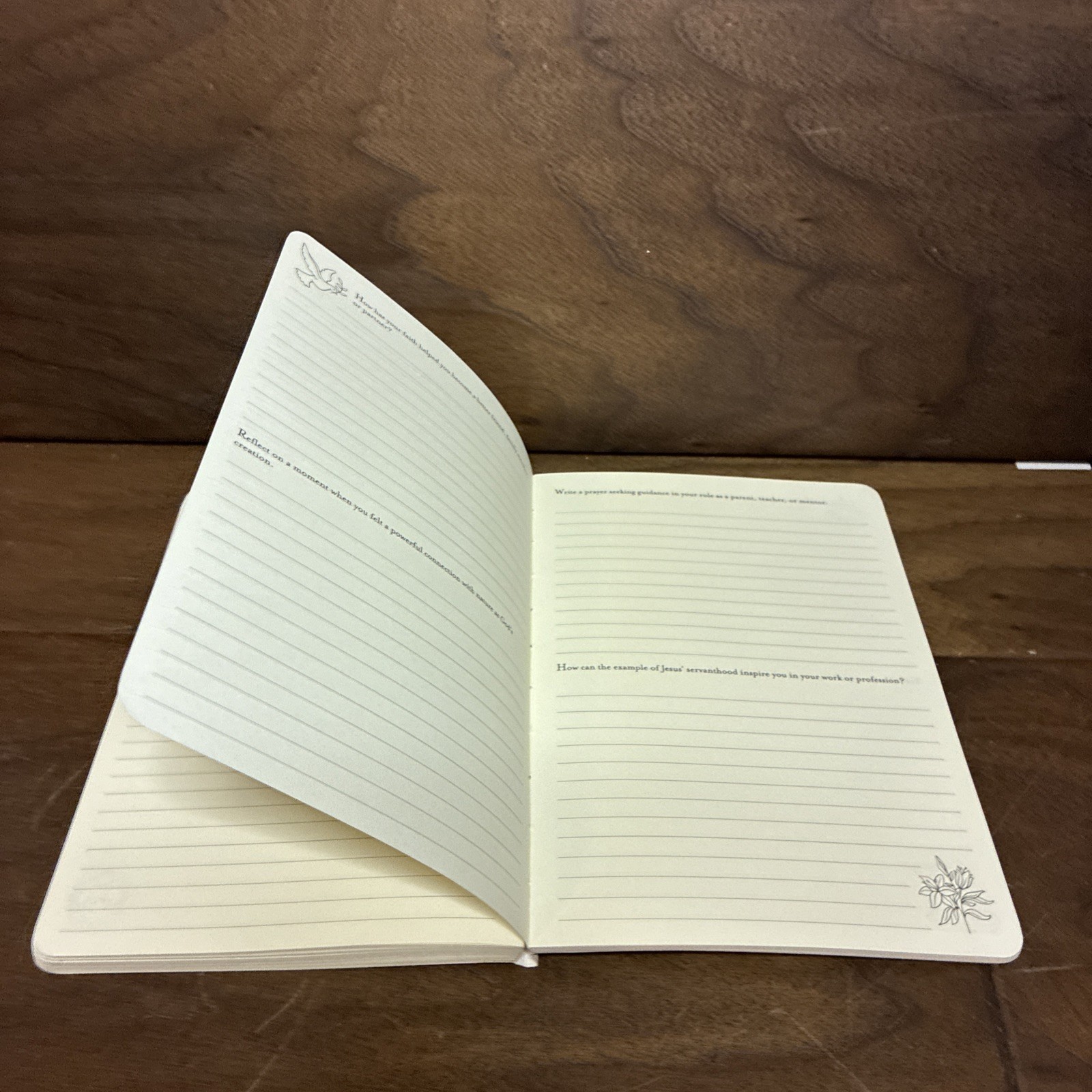 JOURNALING WITH JESUS GUIDED LINED JOURNAL 152 PAGES SOFT COVER BOUND BOOK