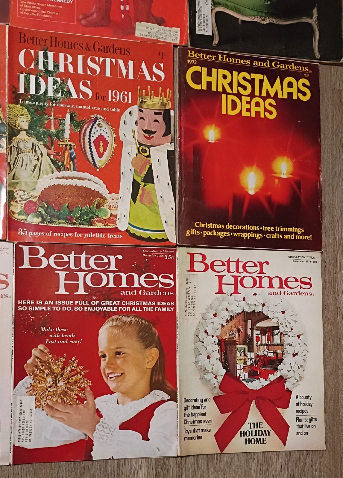 Lot 16 VTG 50’s 60’s 70’s McCall’s, Better Homes & Gardens Magazines Christmas
