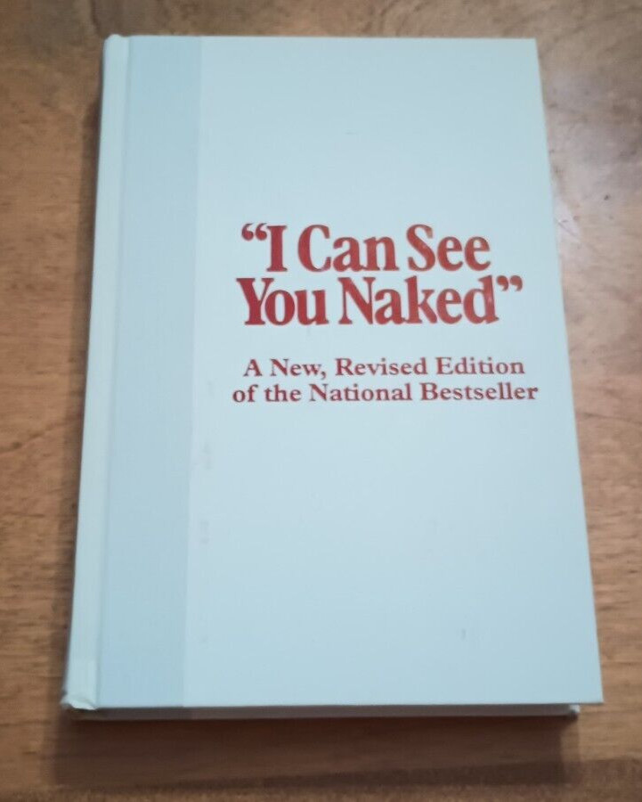 hardback I Can See You Naked,a new revised edition of the national bestseller by