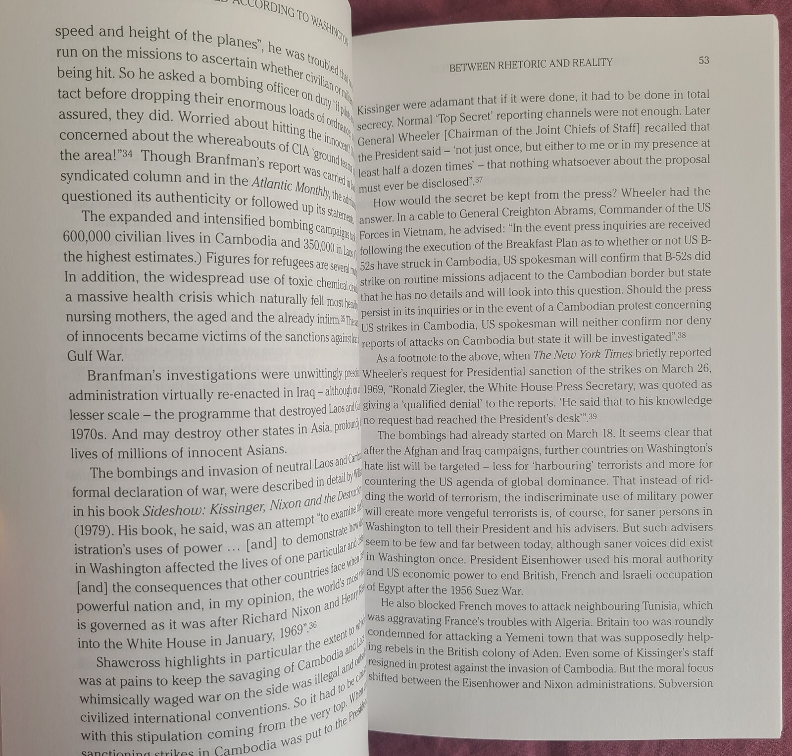 THE WORLD ACCORDING TO WASHINGTON: AN ASIAN VIEW By Patwant Singh (PB 2005)