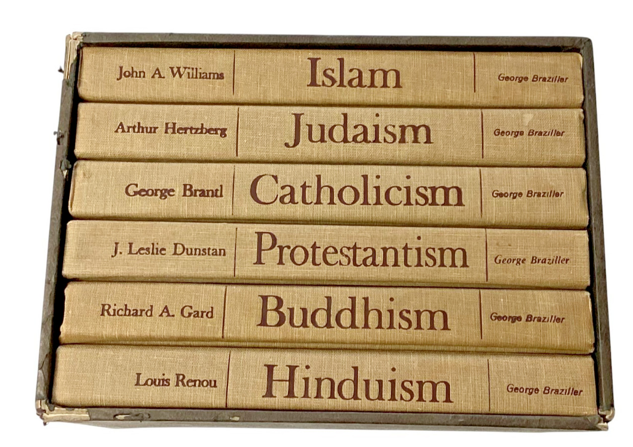 The Great Religions Of Modern Man 1st Edition 1962 George Braziller HC Set Of 6