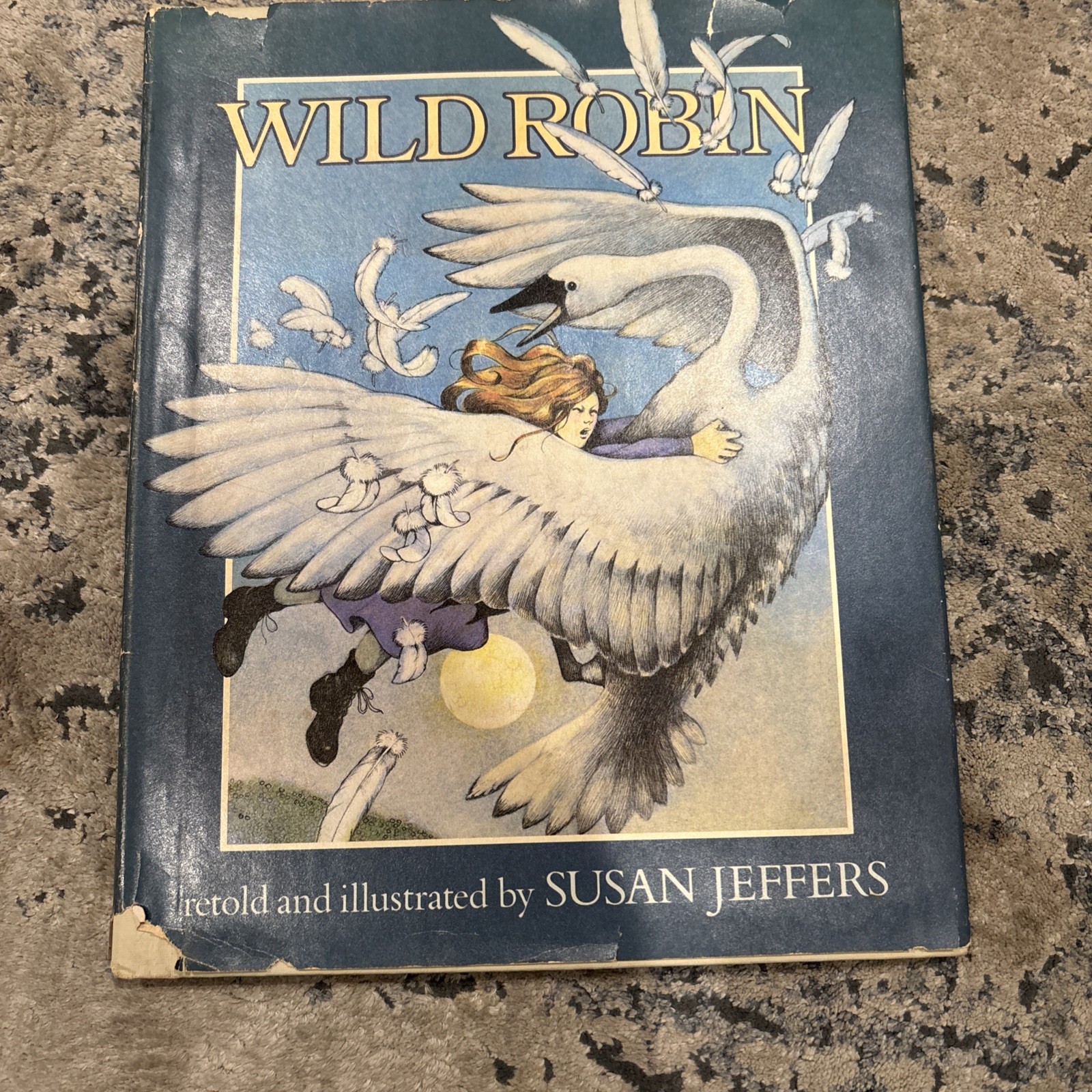 WILD ROBIN By Susan Jeffers SIGNED HC DJ FIRST EDITION 1976
