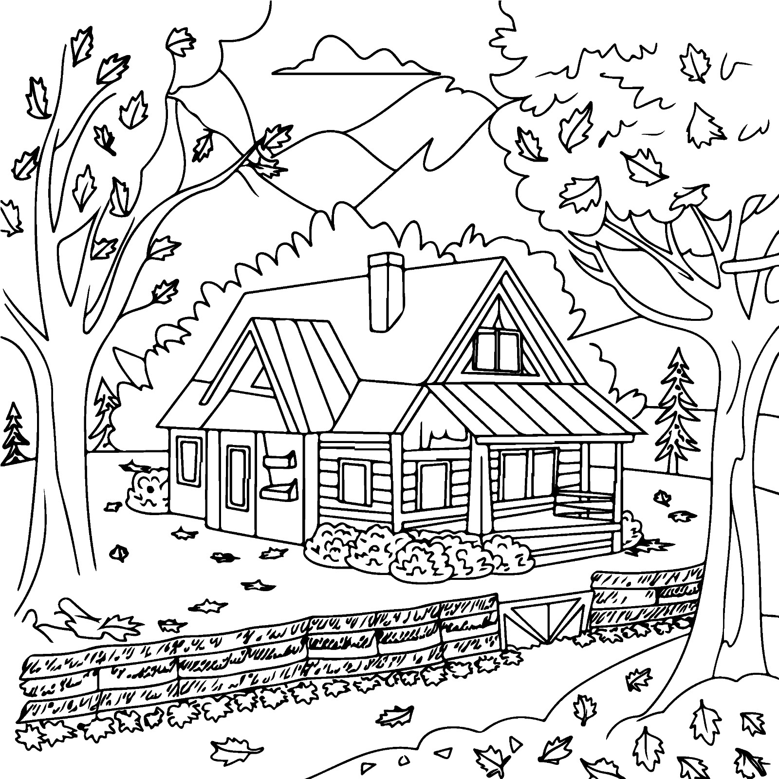 Fall Vibes Coloring Book