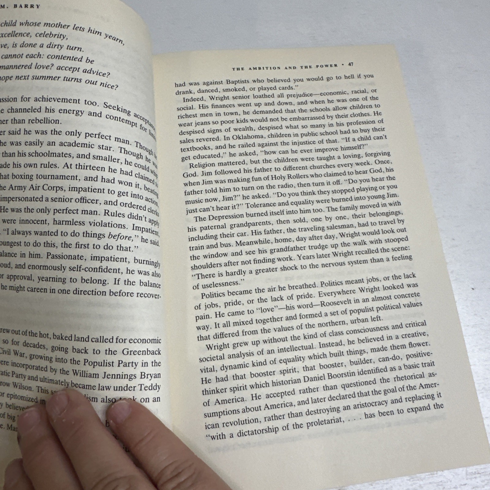 The Ambition and the Power: The – Hardcover, by Barry John M. SIGNED 1st Edition