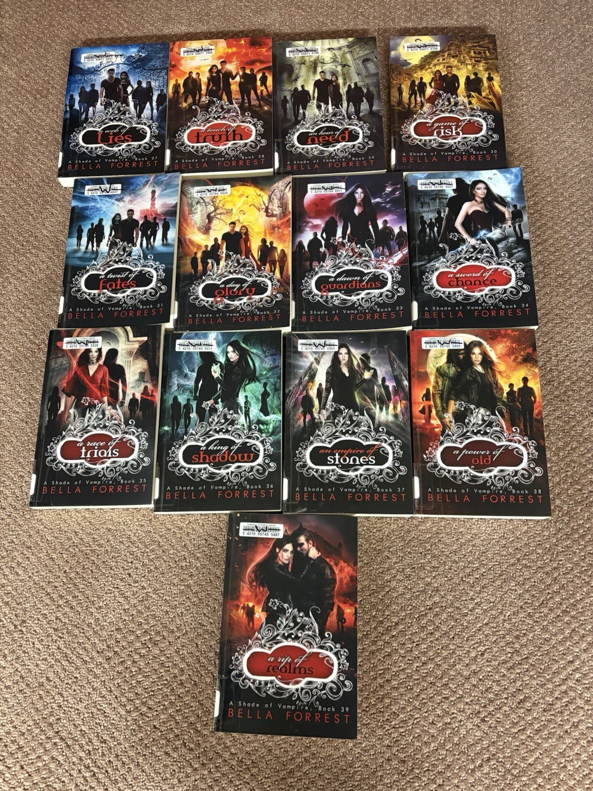 A Shade Of Vampire Books #27-39 by Bella Forrest LOT OF 11 VGC