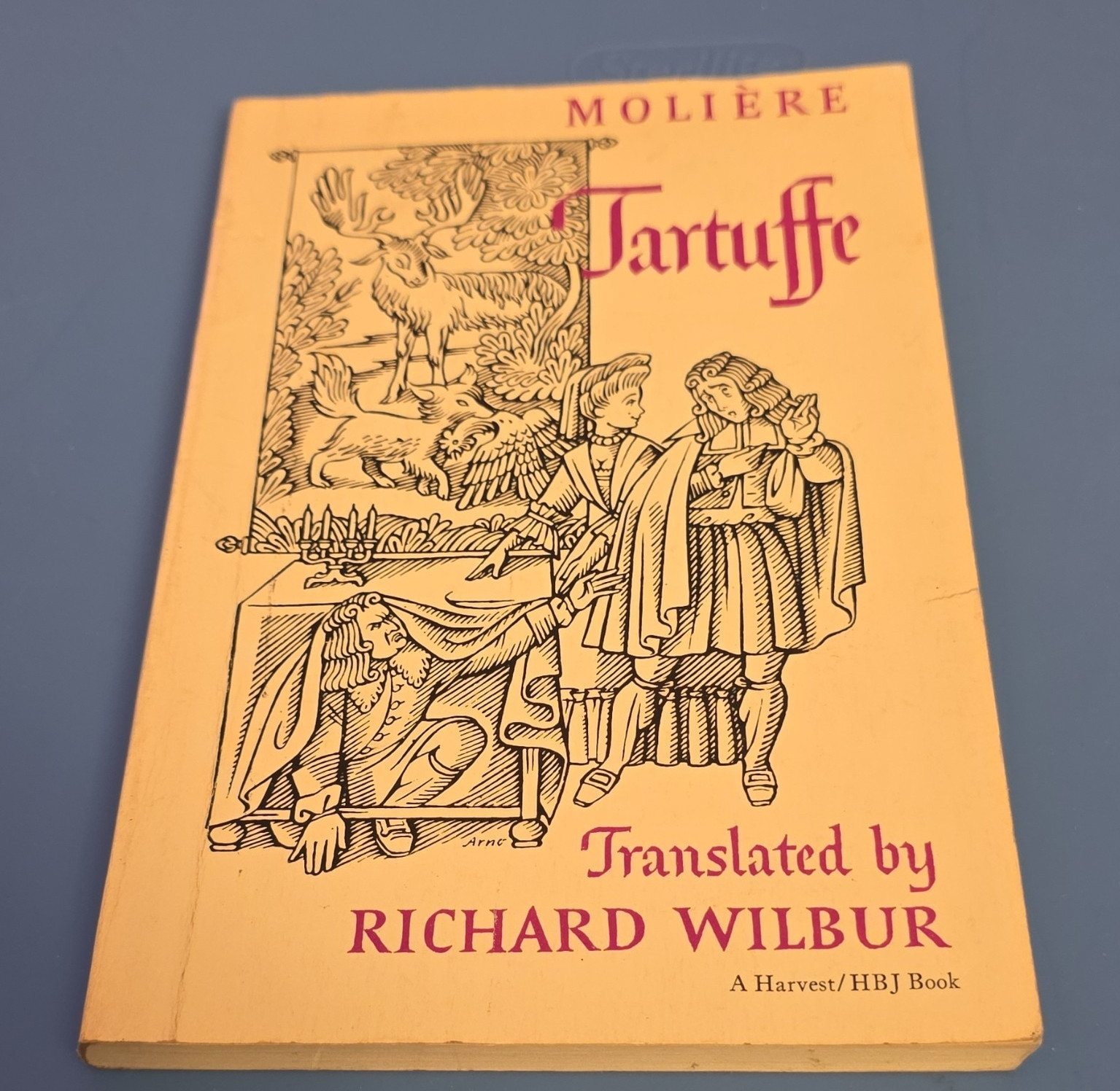 Molière Tartuffe PB Translated in English Verse Richard Wilbur Harvest/HBJ