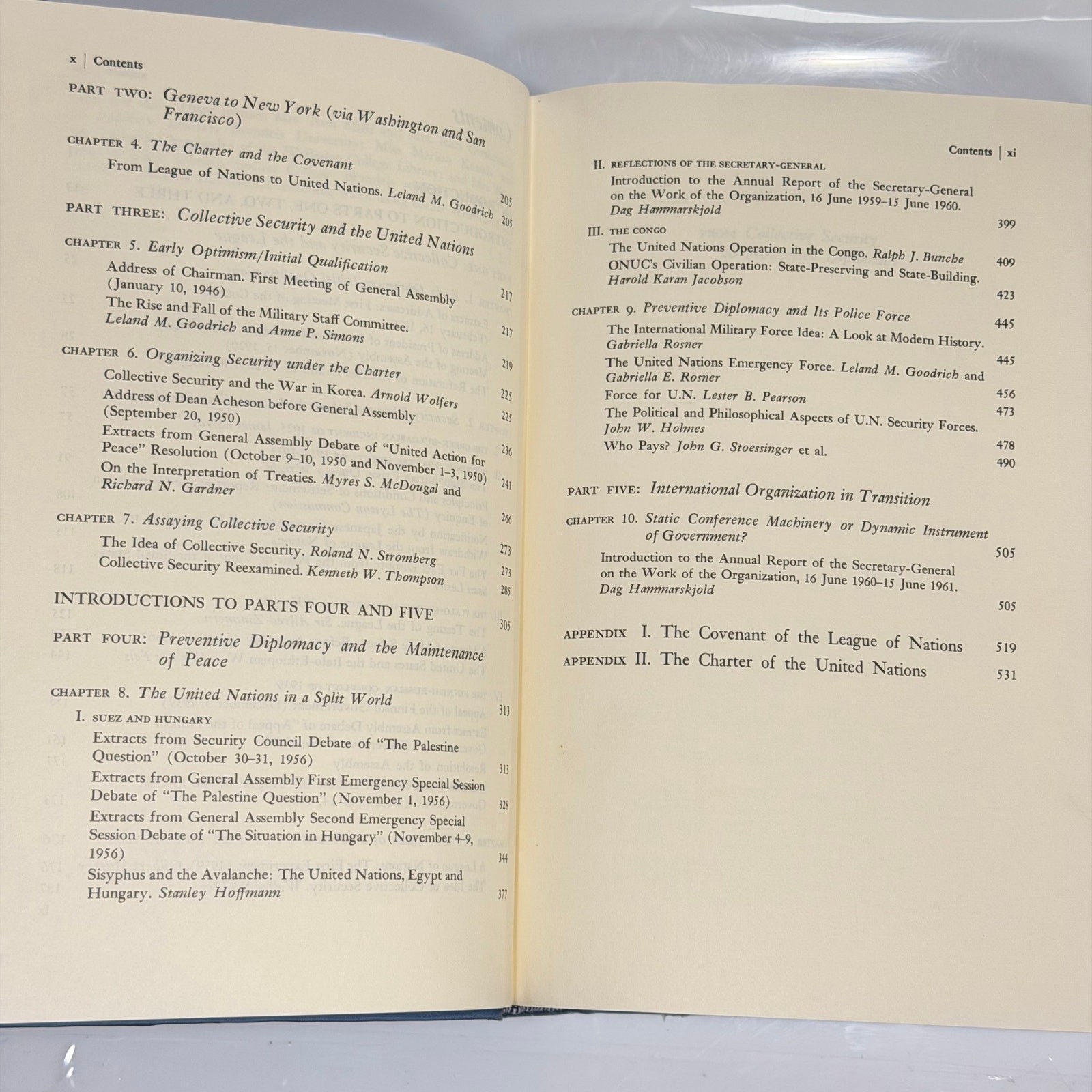 From Collective Security to Preventive Diplomacy 1965 Larus HC Wiley