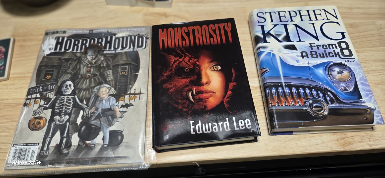 Edward Lee Monstrosity Signed 1st Edition and 1st edition of From A Buick 8