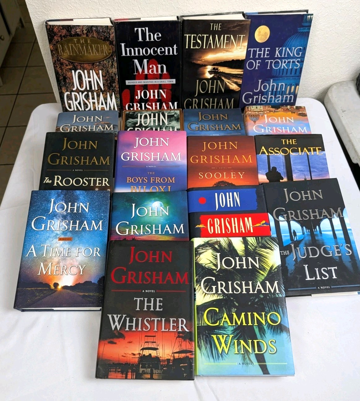 John Grisham Hardcover Mixed Lot (18) Some 1st Edition Thriller Crime