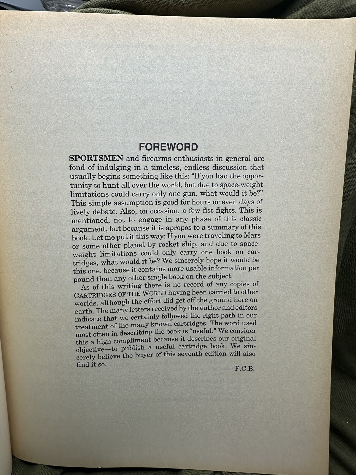 Cartridges of the World – 7th Edition,Revised and Expanded. 464 Pages. F. Barnes