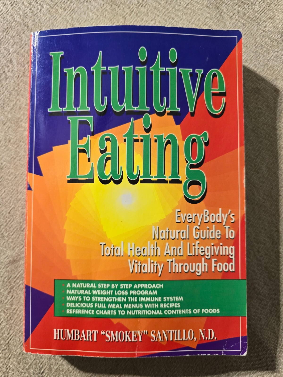 Intuitive Eating: Everybody’s Natural Guide by Humbart Santillo – Paperback