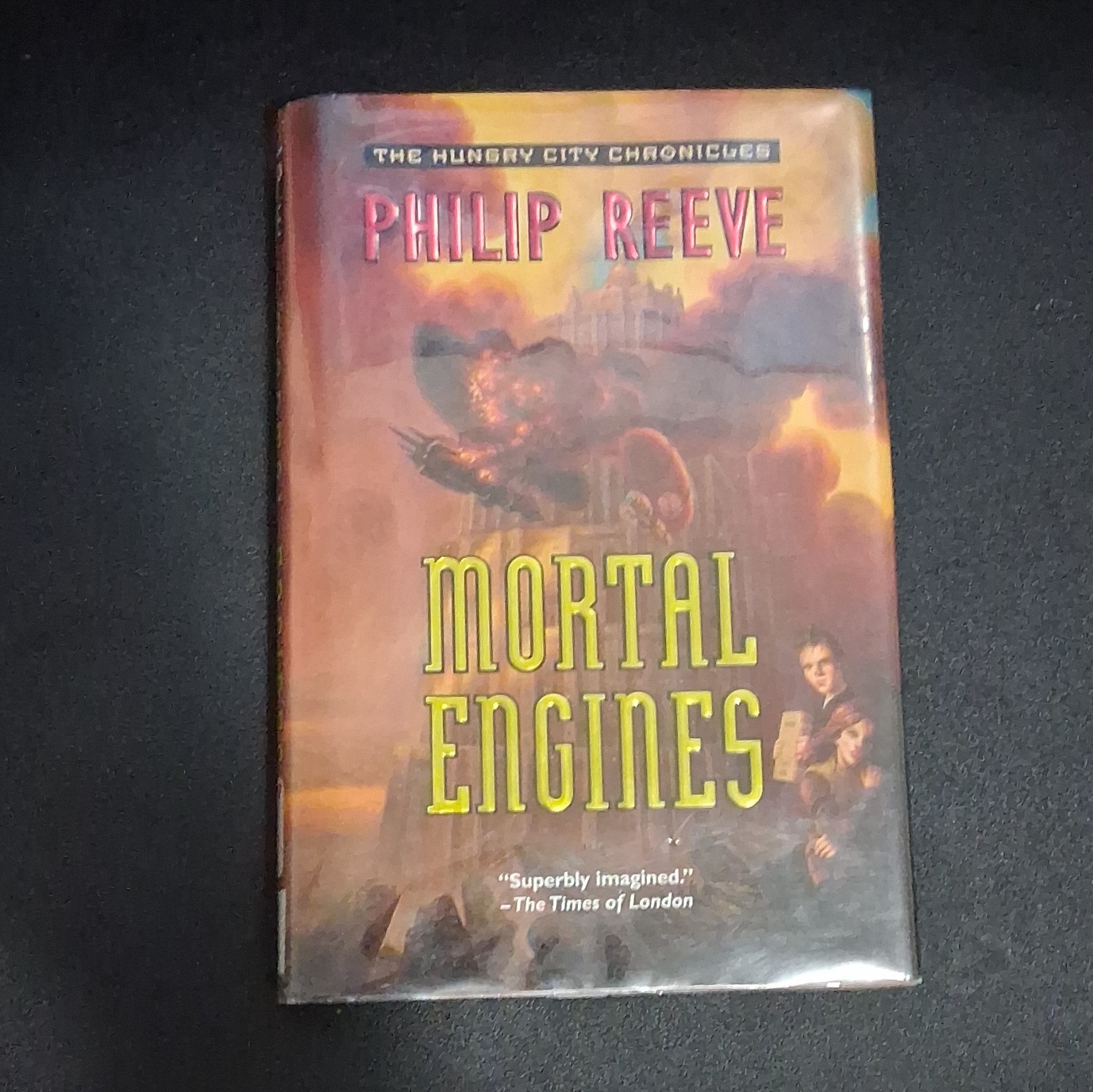 Philip Reeve Mortal Engines Hungry City Chronicles Hardcover Ex-Lib