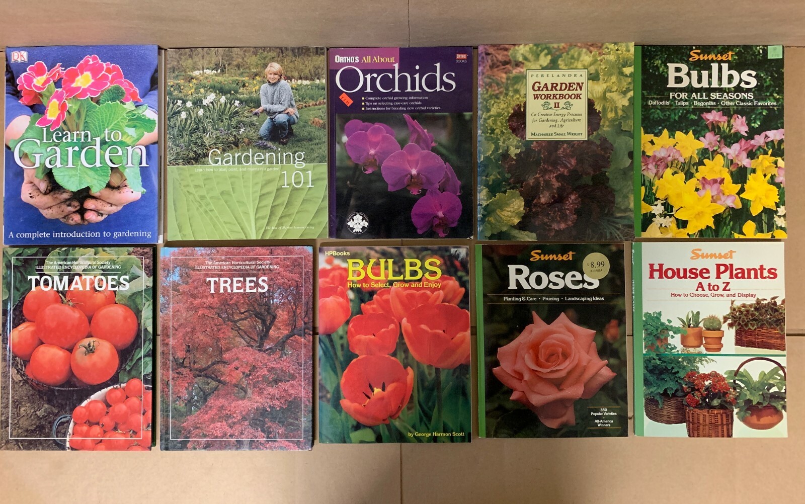 Lot of 20 Gardening Landscape Growing Trees Plant Fruit Flower Books RANDOM*MIX