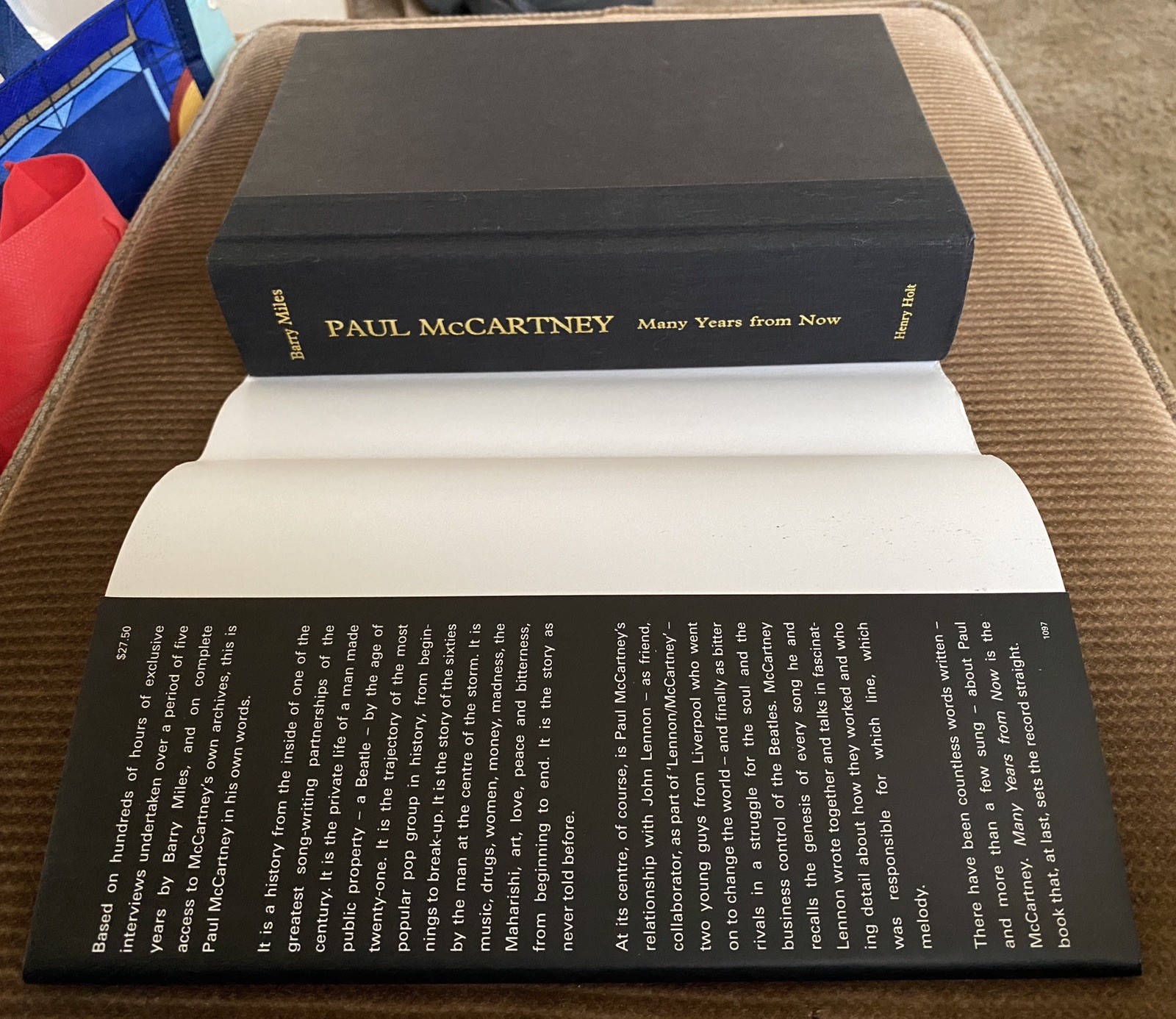 Paul McCartney Many Years From Now Barry Miles First American Edition HC DJ