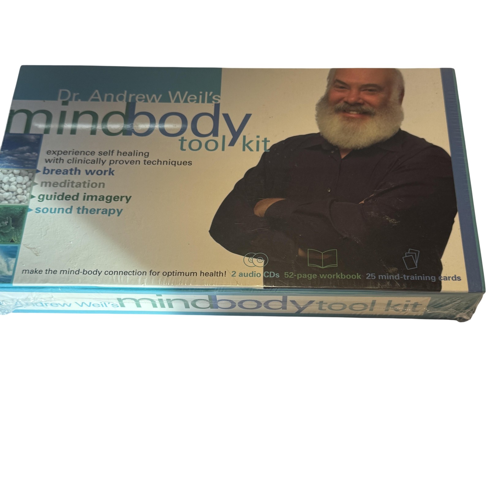 Dr Andrew Weil’s Mindbody Tool Kit Box Set 2 Audio CDs Workbook Cards Health