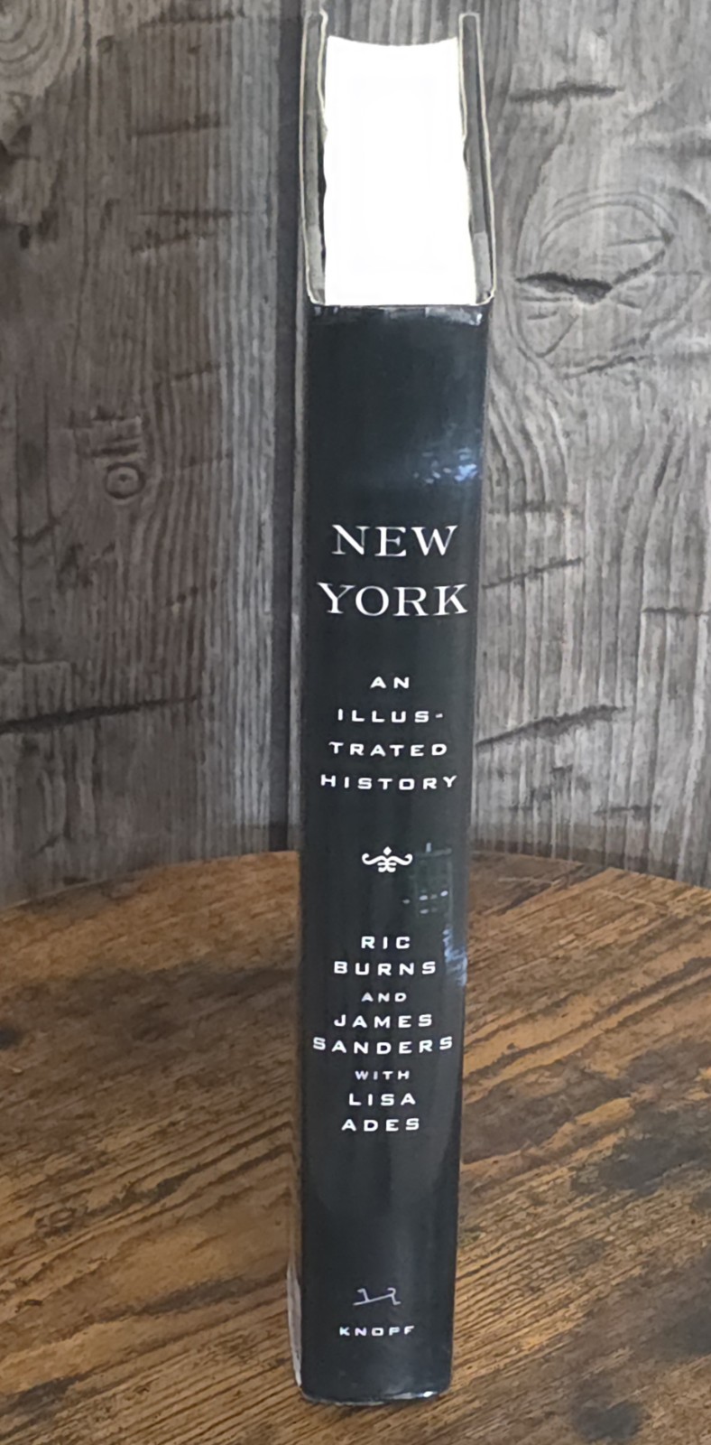New York: An Illustrated History – Hardcover, by Ric Burns; James – Like New