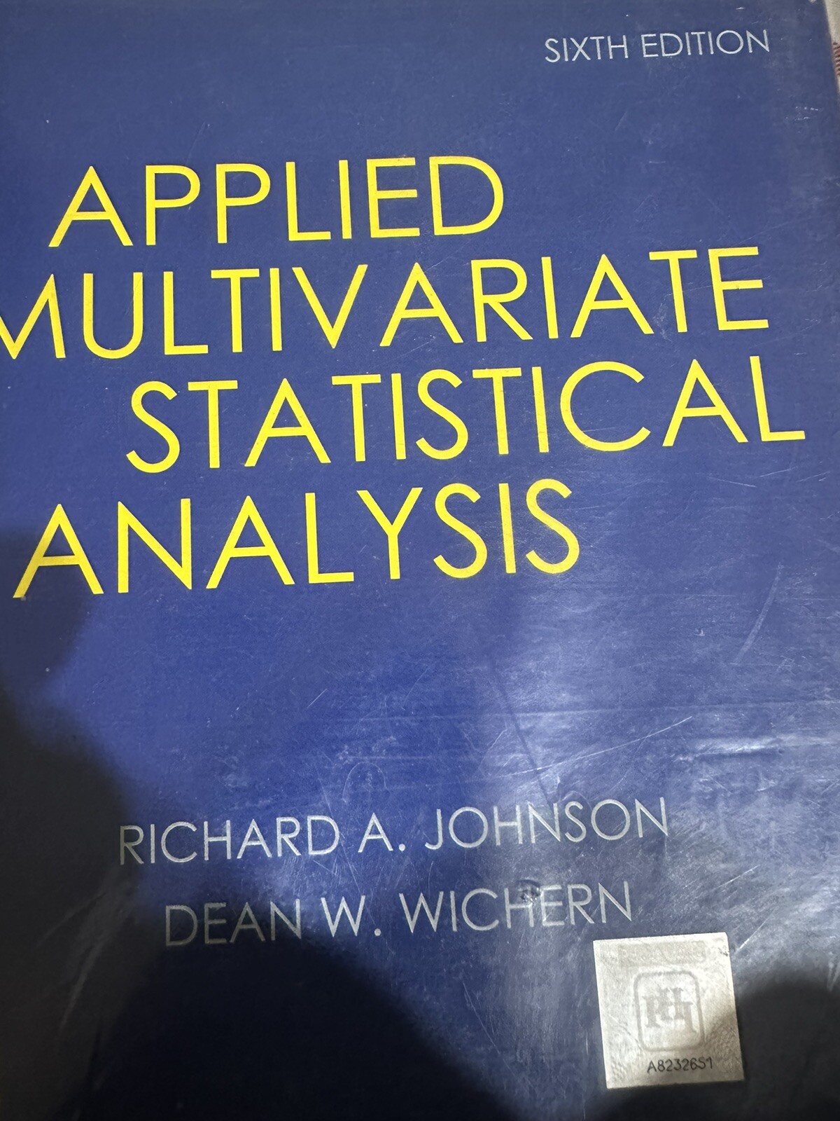 Applied Multivariate Statistical Analysis – Paperback