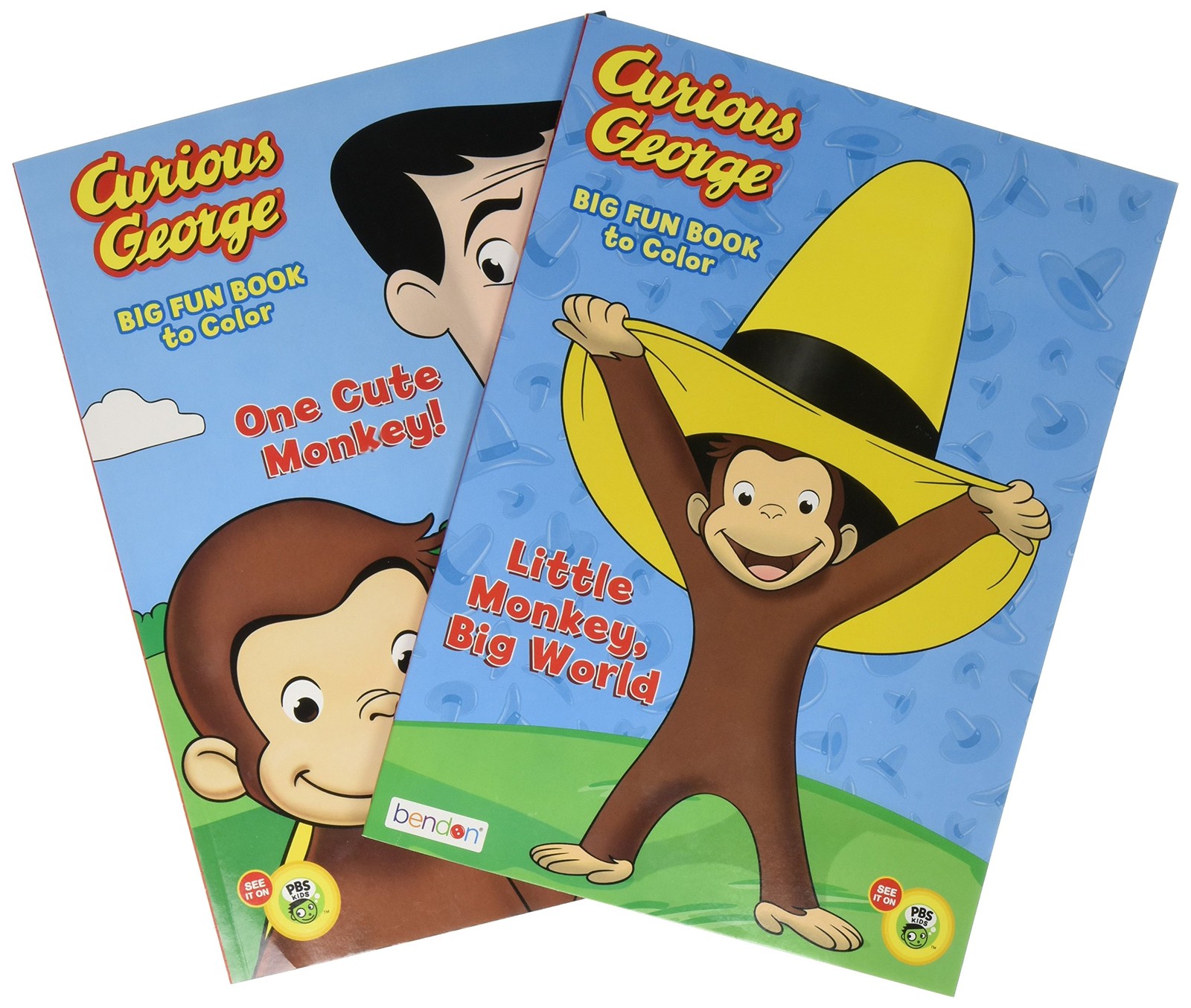 Curious George Big Fun Book to Color (Art Cover Varies)