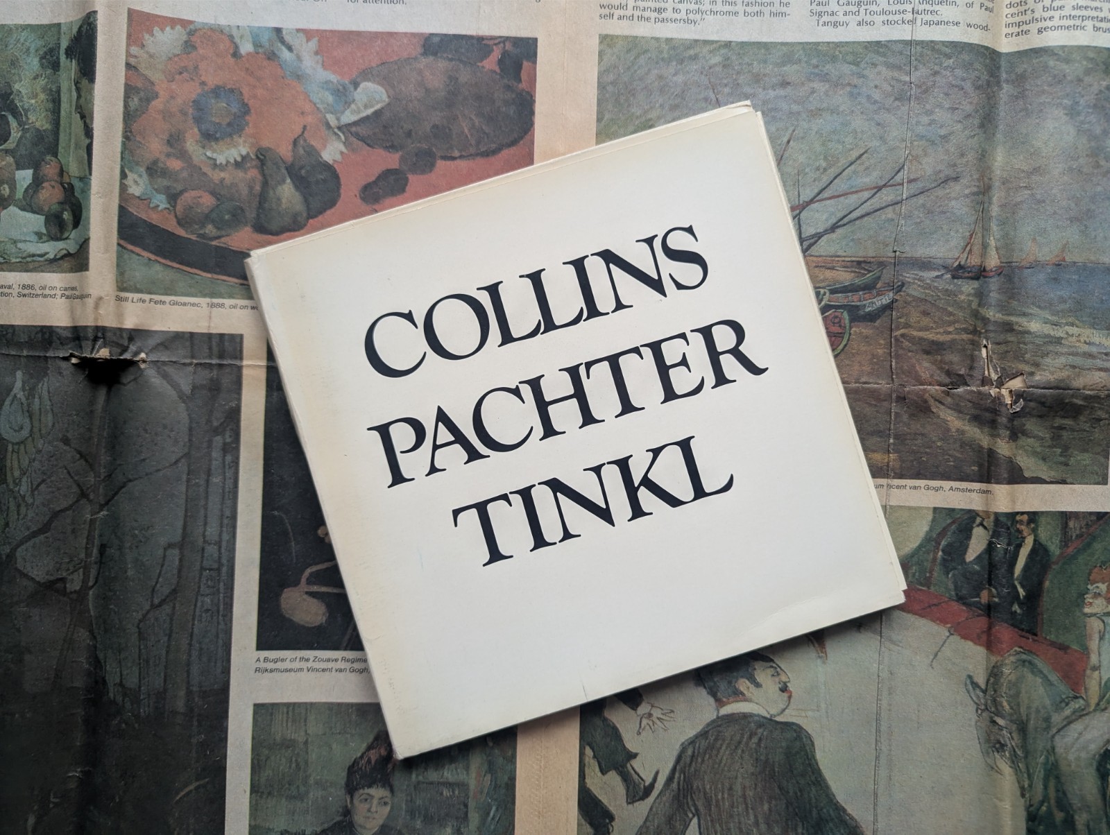 Collins, Pachter, Tinkl 1977 Vintage Art Book Art Gallery of Ontario Exhibition